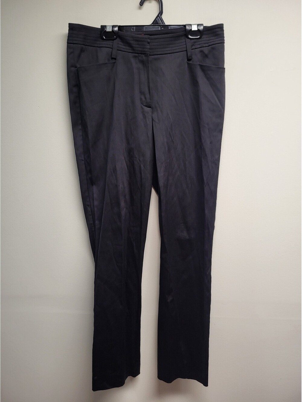 Olsen Europe Lisa Black Tailored Stretch Trouser Pants US 8 / GB 8